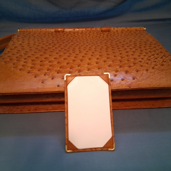 Ostrich Leather Attache - Winfried Kralle - One of a Kind - Exotique Design - Picture 12 of 16